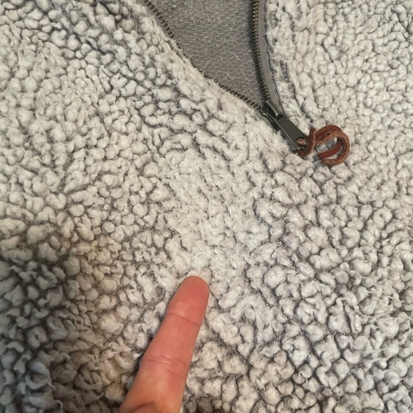 Properly Tied pintail pullover XL unisex GUC gray pockets smoke free - Picture 3 of 8